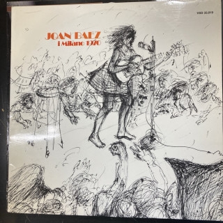 Joan Baez - Joan Baez I Milano 1970 (SWE/1971) LP (VG+/VG+) -folk-